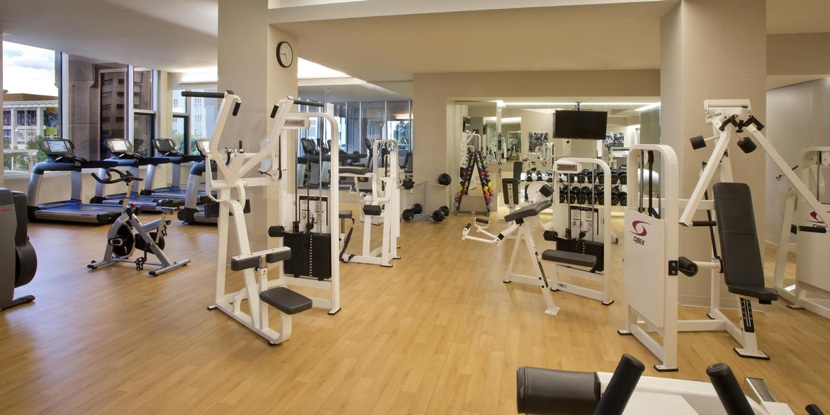 Gym equipment in Fitness Studio